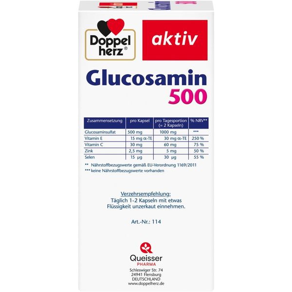 3. Bild von Doppelherz® aktiv Glucosamin 500 Kapseln 120 St