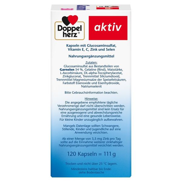 4. Bild von Doppelherz® aktiv Glucosamin 500 Kapseln 120 St