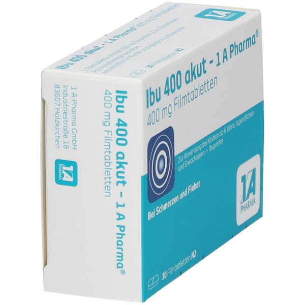 3. Bild von Ibu 400 akut - 1 A Pharma® 30 St
