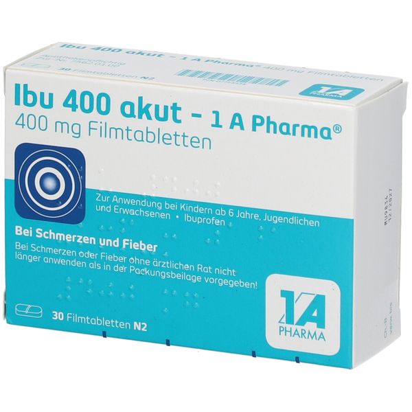4. Bild von Ibu 400 akut - 1 A Pharma® 30 St