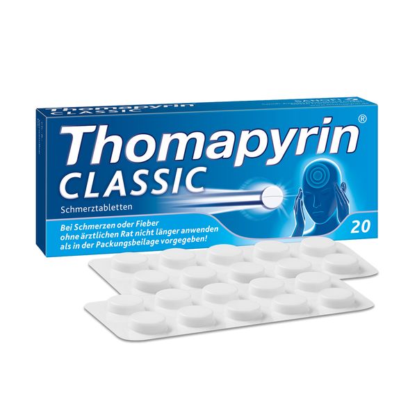 2. Bild von Thomapyrin CLASSIC Schmerztabletten gegen Kopfschmerzen 2x20 St