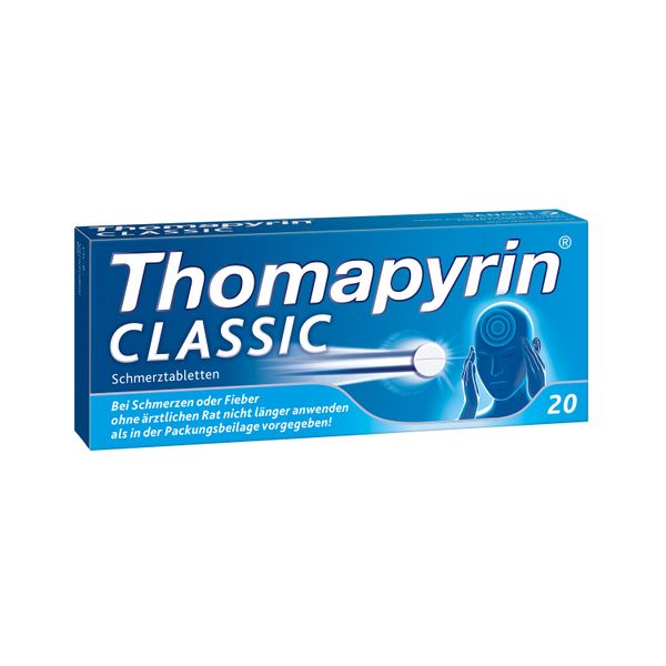 8. Bild von Thomapyrin CLASSIC Schmerztabletten gegen Kopfschmerzen 2x20 St