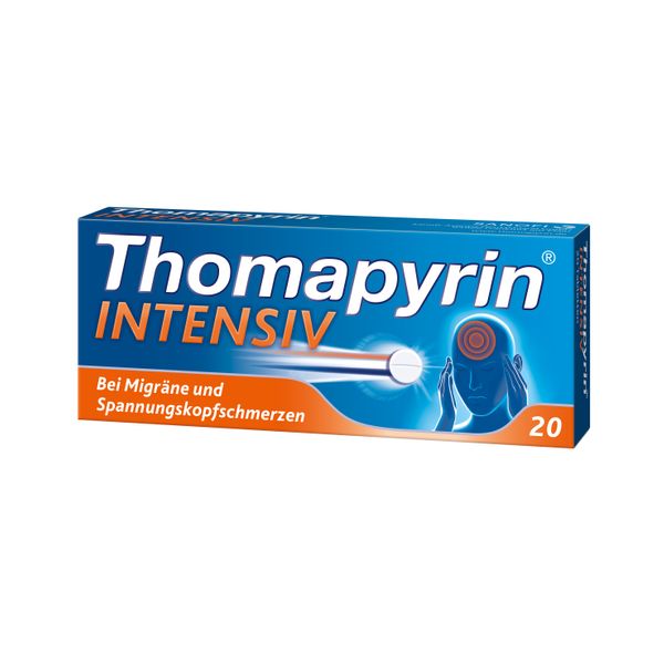 9. Bild von Thomapyrin INTENSIV bei intensiveren Kopfschmerzen & Migräne 2x20 St