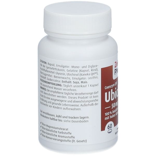 6. Bild von ZeinPharma® Ubichinol Coenzym Q10 Kapseln 50 mg 60 St
