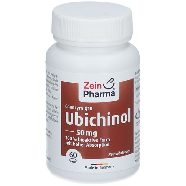 8. Bild von ZeinPharma® Ubichinol Coenzym Q10 Kapseln 50 mg 60 St