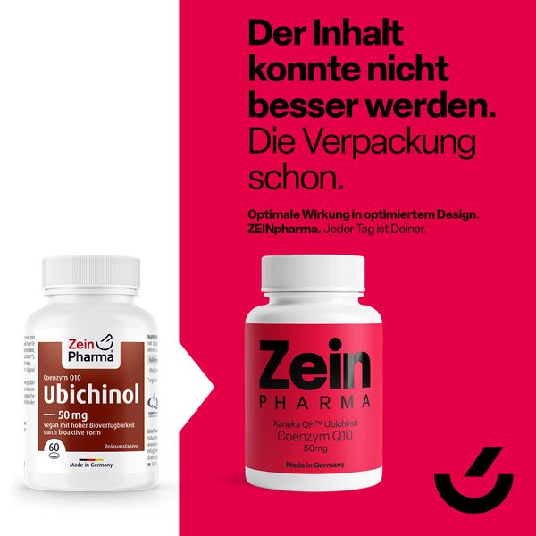 3. Bild von ZeinPharma® Ubichinol Coenzym Q10 Kapseln 50 mg 60 St