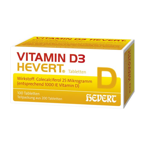 Bild von VITAMIN D3 HEVERT® 1000 IE* 200 St