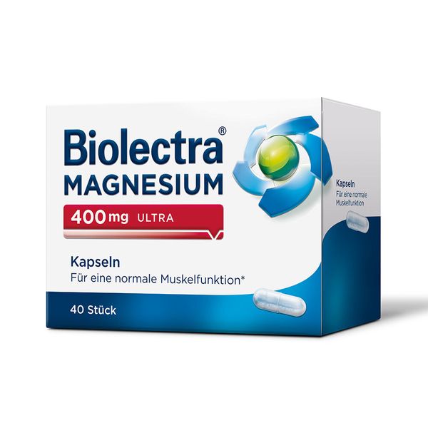 Bild von Biolectra® Magnesium 400mg ultra Kapseln 40 St