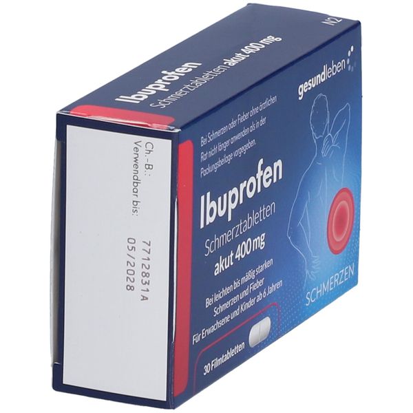 3. Bild von IBUPROFEN Schmerztabletten akut 400 mg 30 St