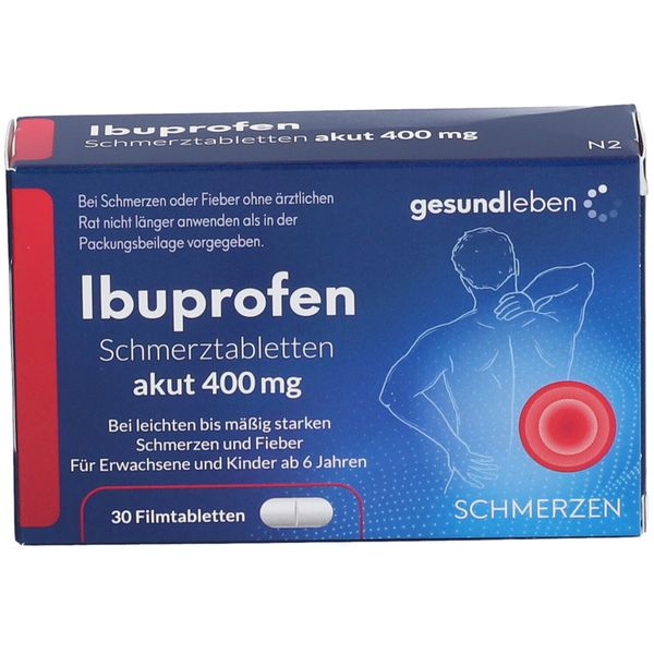 6. Bild von IBUPROFEN Schmerztabletten akut 400 mg 30 St
