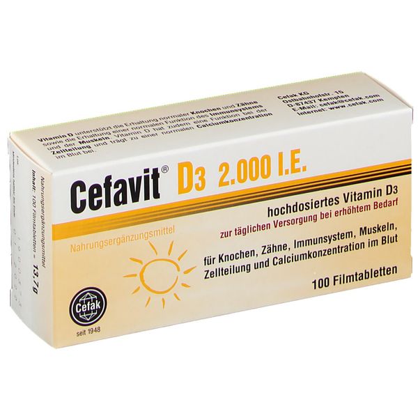 2. Bild von Cefavit® D3 2.000 I.E. 100 St