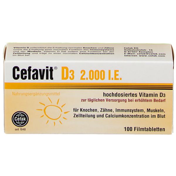 6. Bild von Cefavit® D3 2.000 I.E. 100 St