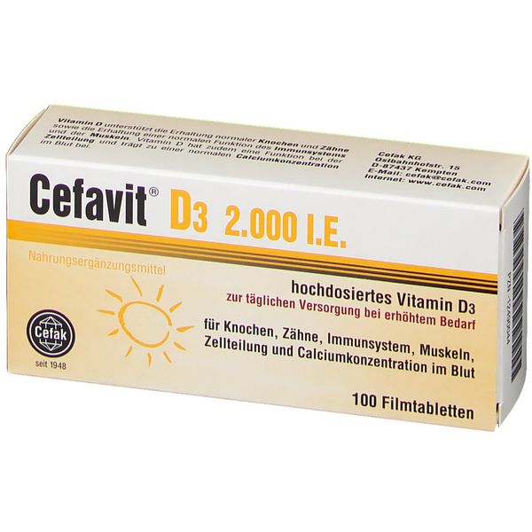 7. Bild von Cefavit® D3 2.000 I.E. 100 St