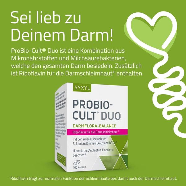 2. Bild von SYXYL PROBIO-CULT® DUO zur Darmpflege nach Antibiose 100 St