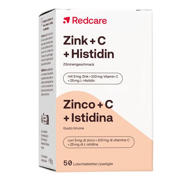 Bild von Redcare Zink + C+ Histidin 50 St