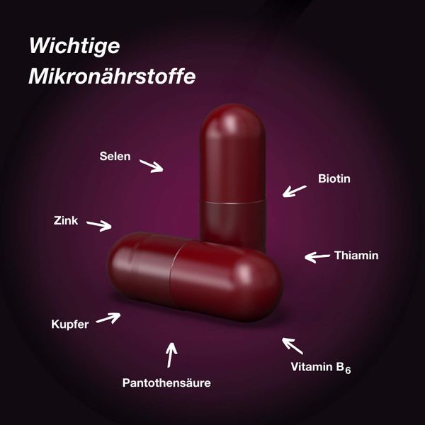 4. Bild von Orthomol Hair Intense - Mikronährstoffe für schönes Haar - mit Biotin, Kupfer, Zink und dem patentierten KeraLiacin - Kapseln 180 St