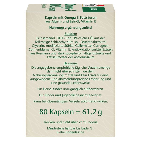 7. Bild von Doppelherz® pure Omega-3 1075 vegan 80 St