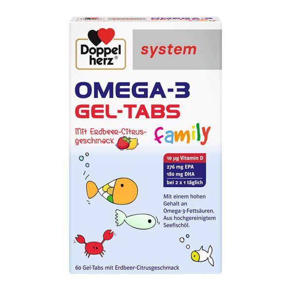 Bild von Doppelherz® system OMEGA-3 GEL-TABS family 60 St