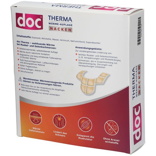 4. Bild von doc® THERMA WÄRME-AUFLAGE NACKEN 4 St