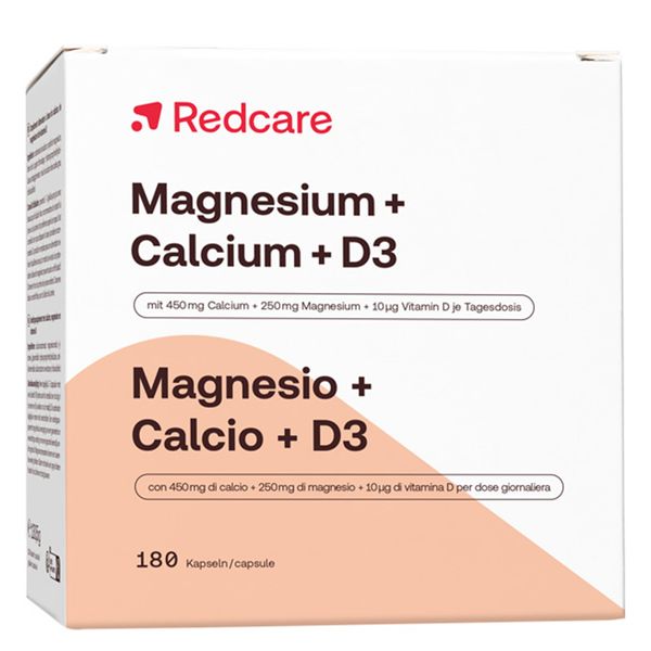 Bild von Redcare Magnesium + Calcium + D3 180 St