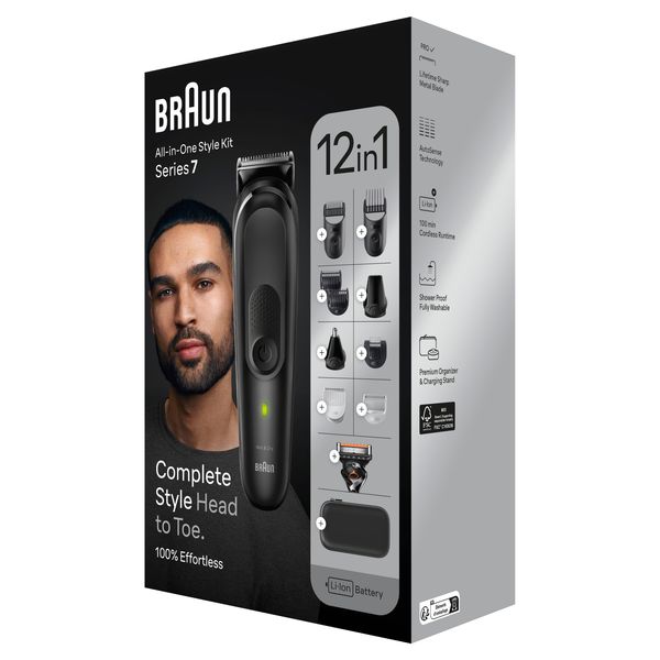 4. Bild von Braun - MultiGroomingKit "MGK7460 All-in-one-Styler" in Schwarz 1 St