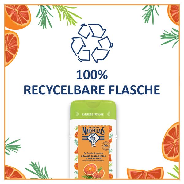 6. Bild von Le Petit Marseillais - Duschgel "Bio Blutorange & Rosmarin" 250 ml
