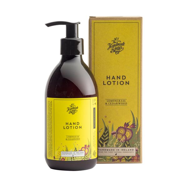 Bild von The Handmade Soap Company Handlotion Zitronengras und Zedernholz 300ml