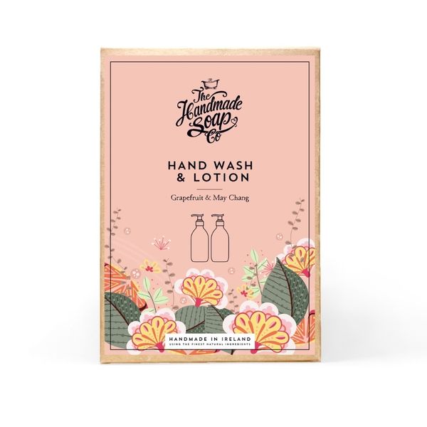 Bild von The Handmade Soap Company Geschenkset Handseife & Handlotion Grapefruit und May Chang 600 ml