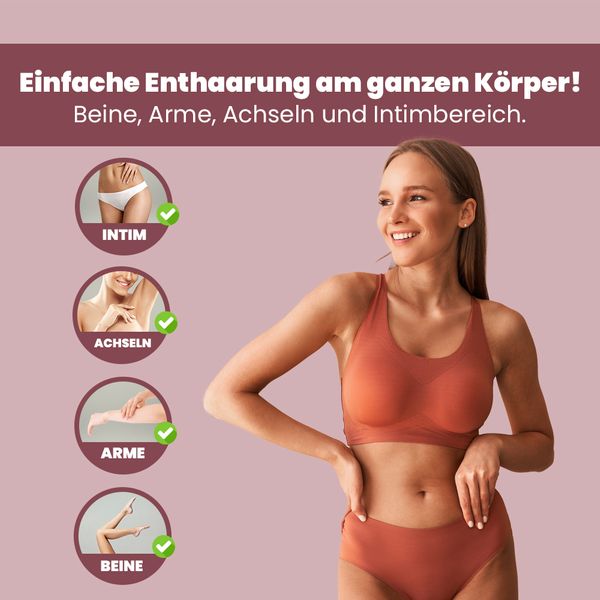 4. Bild von ARTE FIORI - Capillum AMOVE Aloe Vera 200g Enthaarungscreme Pulver für Körper & Intimbereich 200 g