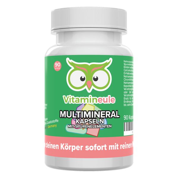 Bild von Multimineral Kapseln + Spurenelemente - Vitamineule® 90 St