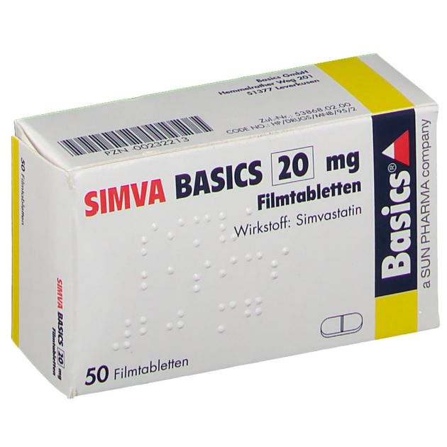 SIMVA BASICS 20 mg 50 St - shop-apotheke.com