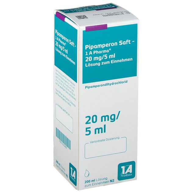Pipamperon Saft - 1 A Pharma® 20 mg/5 ml 200 ml - shop-apotheke.com