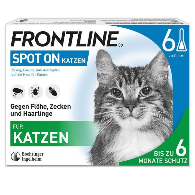 Produkte gegen Flöhe & Zecken bei Katzen kaufen