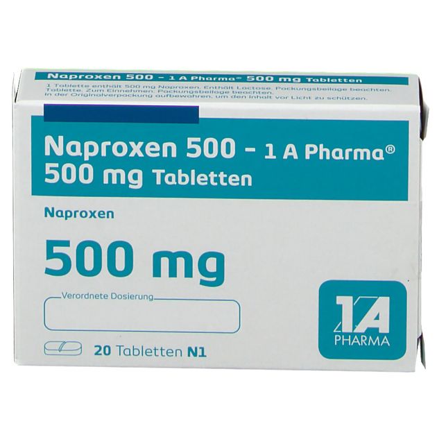 Naproxen 500 - 1 A Pharma® 20 St - shop-apotheke.com