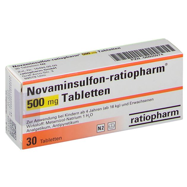 Für Was Nimmt Man Novaminsulfon