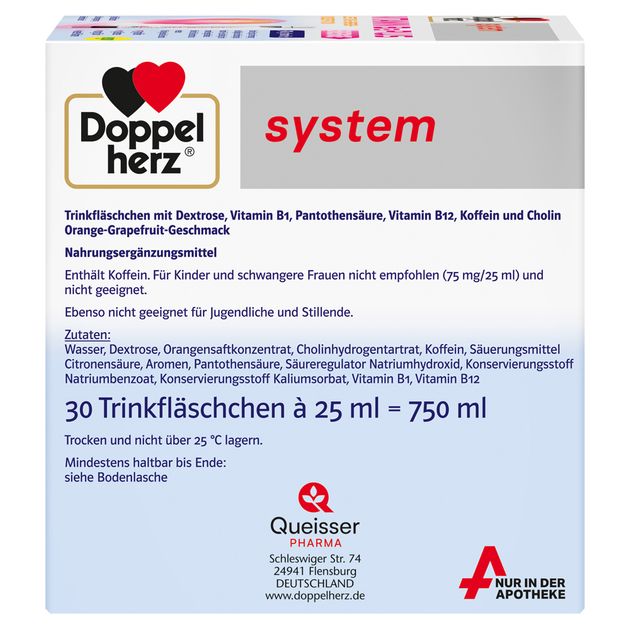 Doppelherz® System Vitamin B12 PLUS Energie 30x25 Ml - Shop-apotheke.com