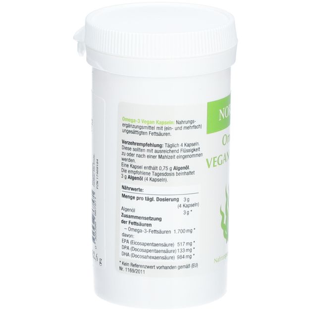 NORSAN Omega3 Vegan Algenöl Kapseln 80 St