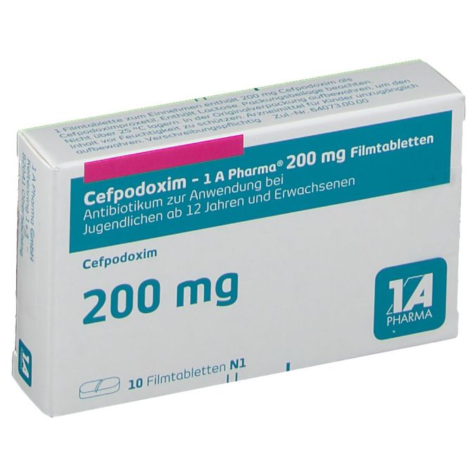 Cefpodoxim 1a Pharma 200 Mg