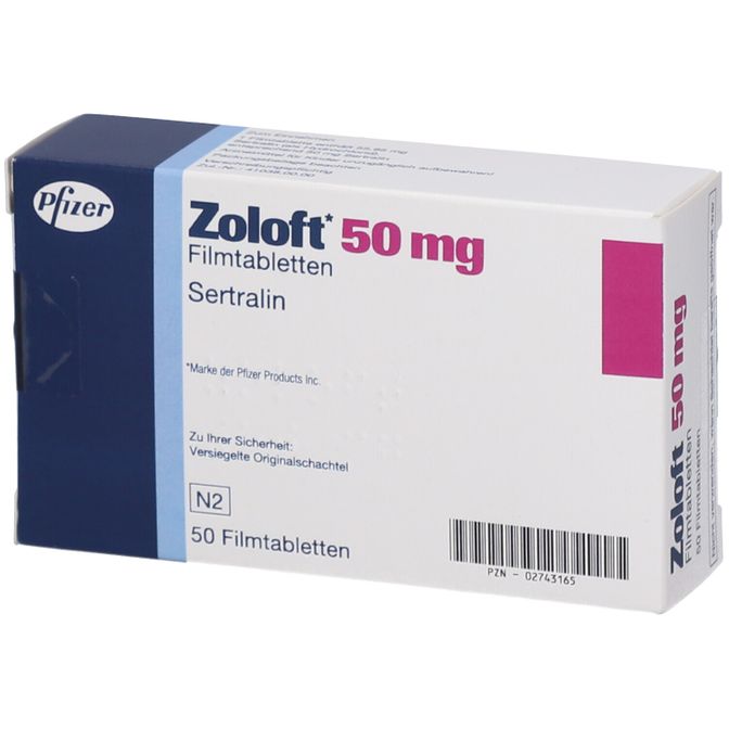 Zoloft 50 mg 50 St