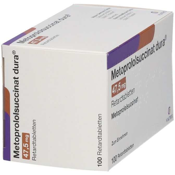 Metoprololsuccinat dura® 47,5 mg 100 St - shop-apotheke.com