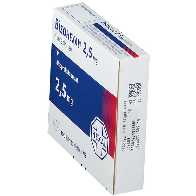 BisoHEXAL® 2,5 mg 100 St - shop-apotheke.com