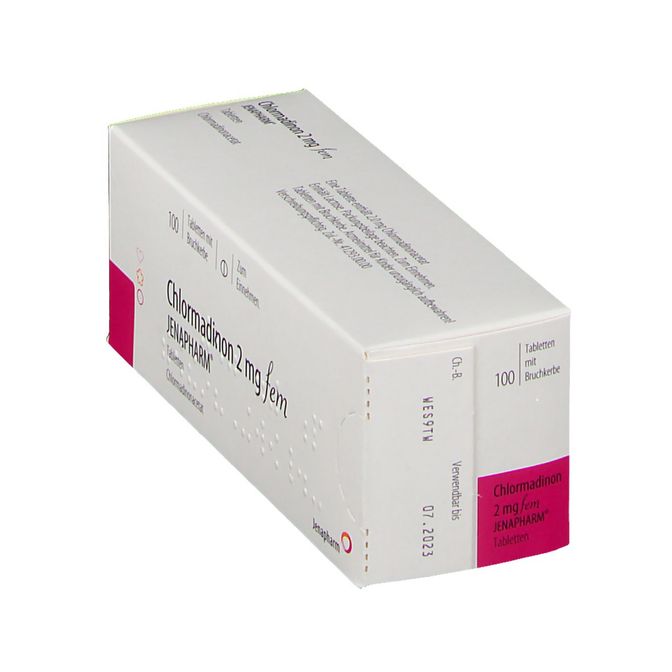 Chlormadinon 2 mg fem JENAPHARM® 100 St