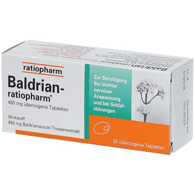 Baldrian-ratiopharm® überzogene Tabletten 30 St - Shop-apotheke.com