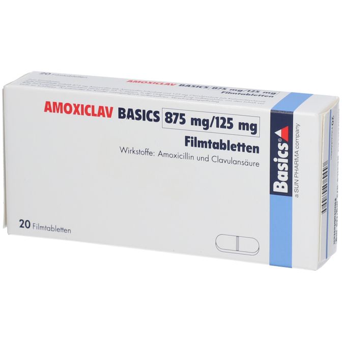 AMOXICLAV BASICS 875 mg/125 mg 20 St - shop-apotheke.com