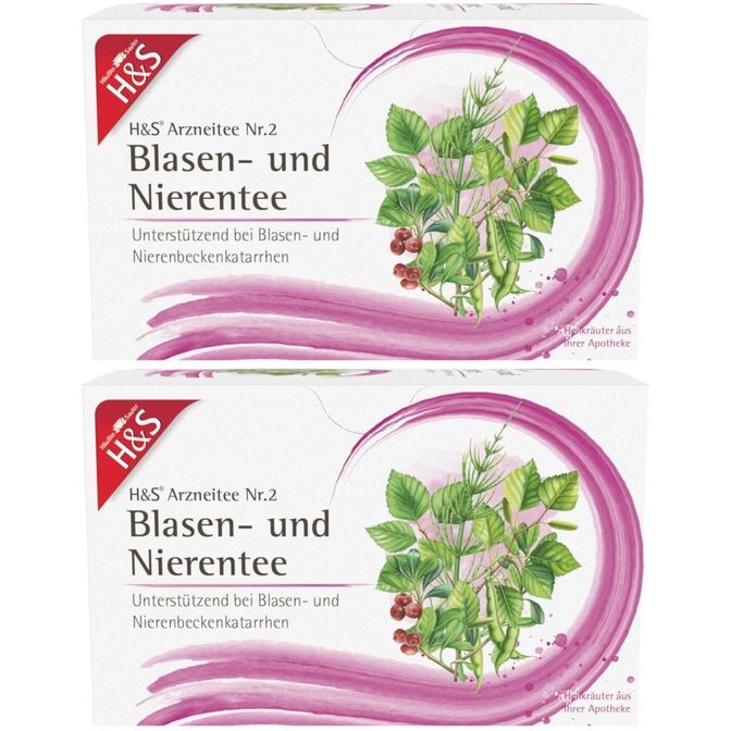 H&S Blasen- und Nierentee Filterbeutel, 20x2 g, PZN 192761