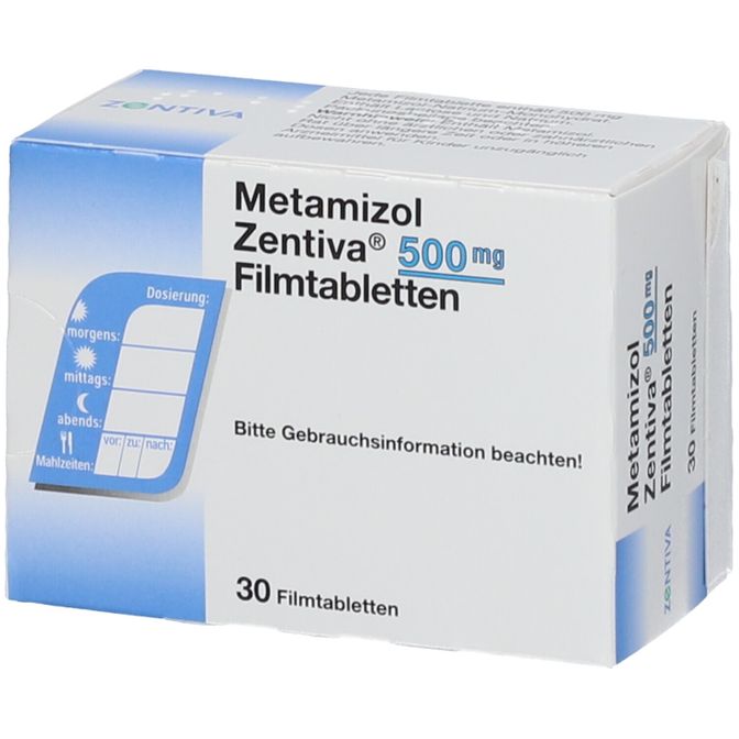 METAMIZOL Zentiva 500 mg Filmtabletten 30 St - shop-apotheke.com
