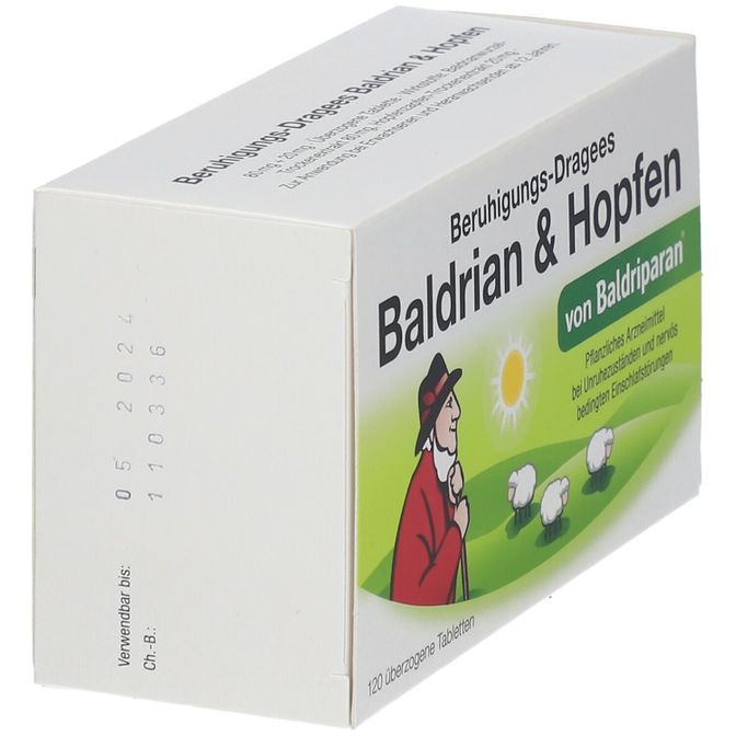 Baldriparan® Beruhigungs-Dragees Baldrian & Hopfen 120 St - shop ...