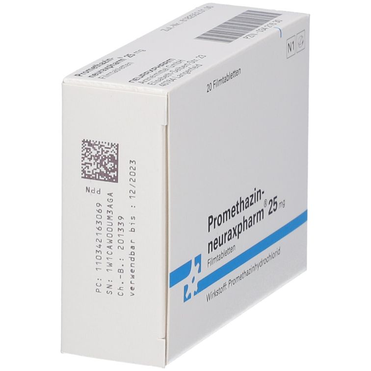 Promethazin-neuraxpharm® 25 mg 20 St - shop-apotheke.com