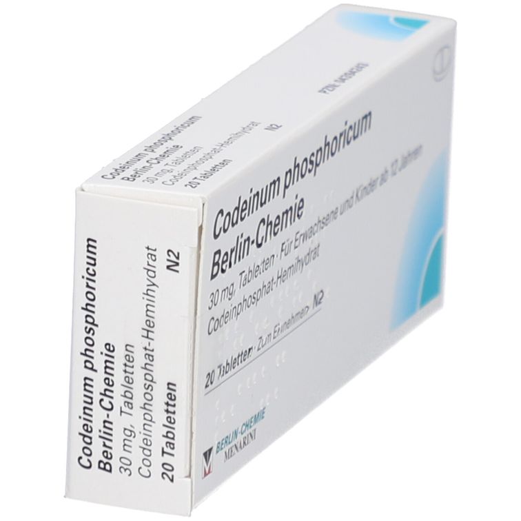 Codeinum phosphoricum Berlin-Chemie 30 mg 20 St - shop-apotheke.com