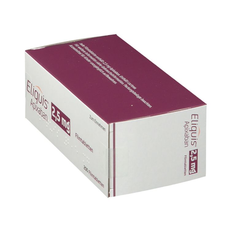 ELIQUIS® Apixaban 2,5 mg 200 St - shop-apotheke.com